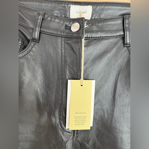 Wilfred Melina Black Vegan Leather Pant - Picture 12 of 15